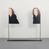 Massive Alex Katz DOUBLE ADA Sculpture - Sold for $36,250 on 05-06-2017 (Lot 54).jpg